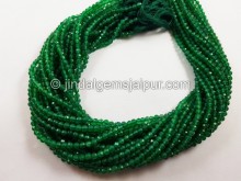 Green Onyx Micro Cut Round Beads